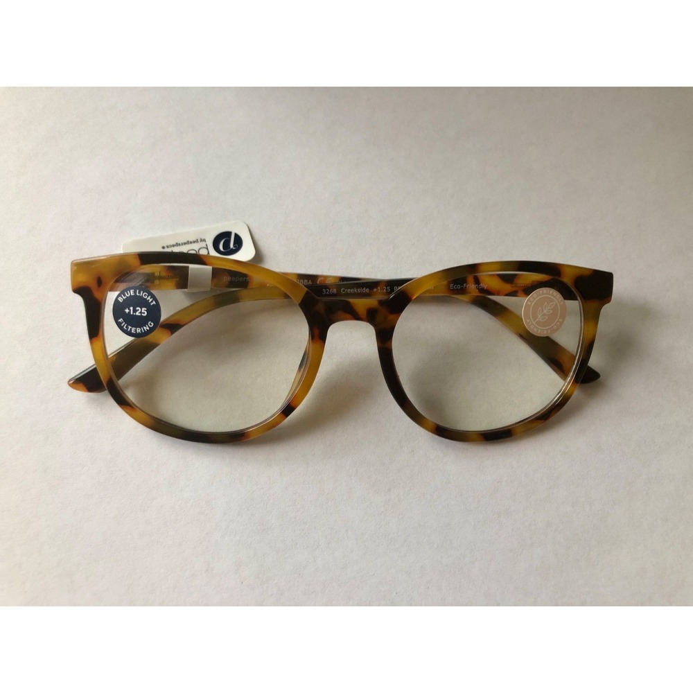 New Peepers Tokyo Tortoise Blue Light reading glasses +1.25